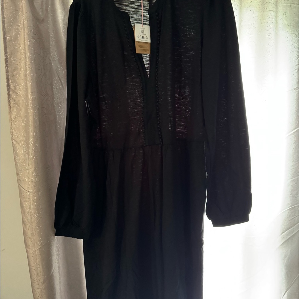Boden Black Long Sleeve Women's Dress